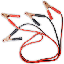 12' Battery Jumper Cables With 10 Gauge Cables And Copper Clips
