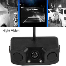 Beennex Radar Detectors for Cars,3 in 1 Car Visual Reversing Video Rear View Camera with Backup Radar Detector Parking Sensor
