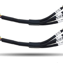 TIKSCIENCE 2Pcs Ignition Coil Harness Kit,Fit for LS1 LS6 Engine Relocation Brackets -Black