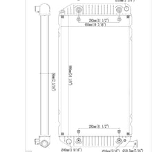 YHA 2 Row AT Radiator Automatic Transmission Assembly with Oil Cooler Compatible with 2001-2002 C3500HD C3500HD 8.1L V8 56mm Core CU2533