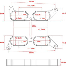 PQY Billet Power Block Intake Manifold Spacer Compatible with 13+ Subaru BRZ 13-16 Scion FR-S 17+ Toyota 86 FA20 Engine 19hp / 15tq Red