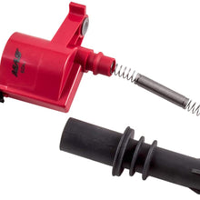 MAS Set of 8 Ignition Coils DG511 and Motorcraft SP515 SP546 Spark Plug Compatible with Ford Lincoln Mercury V8 V10 5.4l 6.8l 3L3E12A366CA 5C1584 C1541 FD-508 DG511 RED DG-511