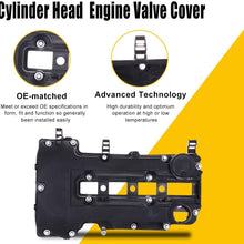 OCPTY Valve Cover Gasket Set + Valve Covers Replacement fit for 11-17 Chevrolet Cruze Sonic 1.4L
