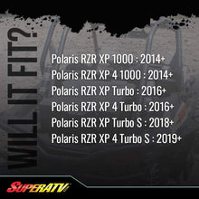 SuperATV Heavy Duty Insulated Rear Cooler/Cargo Box for Polaris RZR XP Turbo S / 4 Turbo S (2018+) - Sealed Lid Keeps Ice In & Mud Out!