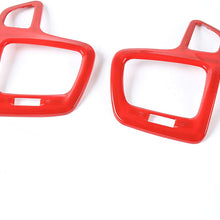 HKPKYK for Jeep Compass 2017+, Car Air Vent Protective Cover Air Conditioner Outlet Trim Sticker Interior Accessories