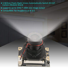 Camera Module Board, 5 Million IR Cut Camera Module Pixels Night Vision Automatically Switch IR Cut Camera Module Board Camera Module for Raspberry Pi
