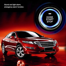 Qii lu 12V Universal Car Alarm System Engine Starter Push Button Vehicles Start/Stop Kit Safe Lock Anti-theft Car Modification Set