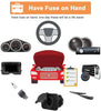 Riseuvo Mini Blade Fuse Assortment - Car Automotive Truck Auto ATM Fuse Kit (2 3 5 7.5 10 15 20 25 30 35 AMP)