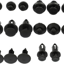 SELEAD 190Pcs Car Retainer Clips Bumper Fastener Rivet Clips Auto Body Clips for GM Ford Toyota Honda