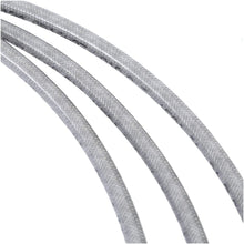 RJJX 120Cm Motorcycle Brake Oil Hose Line Banjo Fitting Stainless Steel Braided (Color : Silver)