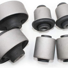 Hotwin Set of 6 Front Lower Control Arm Inner and Outer Bushing Kit Compatible with Accord TL TSX