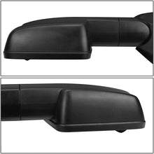 Pair Black Power Heated Amber LED Turn Signal Lights Tow Mirrors Replacement for Silverado Tahoe Sierra Yukon 03-07