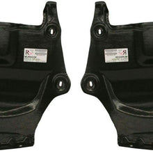 I-Match Auto Parts Left Driver and Right Passenger Side Undercar Shield Replacement for 09-14 Nissan Murano and 11-17 Nissan Quest NI1228130 NI1228129 648391AA0A 648381AA0A Black Set of 2