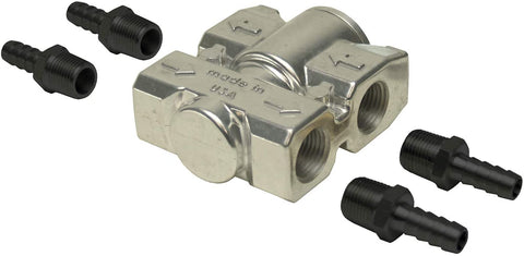 Derale 13011 Fluid Control Thermostat Kit,Silver