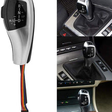 Gear Shift | Akozon Electric LHD Automatic LED Gear Shift Knob Retrofit Kit Fits for BMW E46 E60 E61 Refit for F30 (Electro silvering)