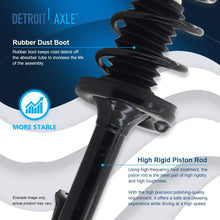 Detroit Axle - Front Rear Struts Assembly w/Sway Bar Links Replacement for Chrysler 300M Concorde LHS Dodge Intrepid