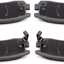 SCITOO 4pcs Rear Ceramic Brake Pads fit for Buick Century/LaCrosse/Regal/Rendezvous,Chevy Impala/Monte Carlo/Venture,Oldsmobile Alero/Intrigue/Silhouette,Pontiac Aztek/Grand Am/Grand Prix/Montana