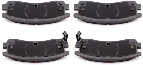 SCITOO 4pcs Rear Ceramic Brake Pads fit for Buick Century/LaCrosse/Regal/Rendezvous,Chevy Impala/Monte Carlo/Venture,Oldsmobile Alero/Intrigue/Silhouette,Pontiac Aztek/Grand Am/Grand Prix/Montana
