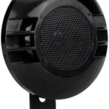 XINGFUQY 110dB 430HZ Loud Electric Snail Horn Loudspeaker Universal Fit for 12V Motorcycle Car Black Waterproof and Sand-Proof