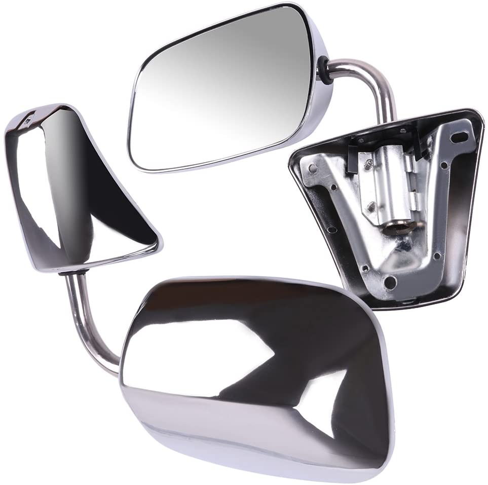 CTCAUTO Left And Right Side View Mirrors Compatible With 1973-1991 C hevrolet Blazer Suburban 1988-1991 Pickup Truck G MC 1973-1987 Jimmy G MC Van GM1320227 996220 Pair Set