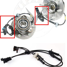 2PCS Wheel ABS Speed Sensor,Fit for Cadillac Escalade,Chevrolet Avalanche 1500 2500,Chevrolet Silverado Suburban 1500,GMC Savana 1500 2500,GMC Yukon,Front Right and Left Part No 19181873,ALS482,5S8361