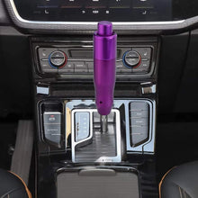 Lunsom Automatic Gear Shift Knob with Button, Aluminum Push Type Shifter Head Long Stick Shifting Lever Handle Fit Most Transmission Car (Gold)