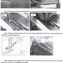 ANGLEWIDE Roof Rack Side Rails Aluminum Cargo Rack Fit For 2008-2013 For Toyota Highlander Sport Utility 4-door Rooftop Cross Bars Top Rail Carries Luggage Carrier - Max Load 150LBS,Black