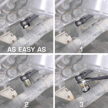 GlowShift Fuel Pressure Banjo Bolt Sensor Thread Adapter for 1994-1998 P7100 12-Valve Dodge Ram 2500 3500 Cummins Diesel - Installs to Fuel Filter Housing - Includes Copper Crush Washers
