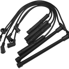 7MM Ignition Spark Plug Wire Set For 2000-2002 Nissan Xterra 3.3L V6 SOHC Engine (6Pcs)