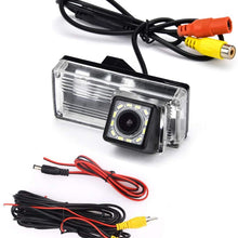 eHANGO Car Rear View Camera Bracket License Plate Lights Housing Mount for Toyota REIZ 4D MK1 / Toyota Mark X 4D MK1 / Toyota Prius/Toyota Land Cruiser/for Toyota Land Cruiser LC (12 LED)