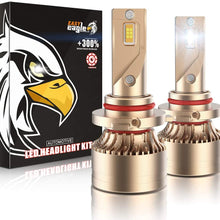 9005 LED Headlight Bulbs, EASY EAGLE HB3 80W High Power 16000LM Extremely Bright 6000K Cold White CSP Chips Conversion Kit Adjustable Beam