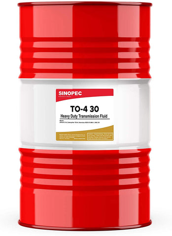 Sinopec to-4 30 Heavy Duty Transmission Fluid - 55 Gallon Drum