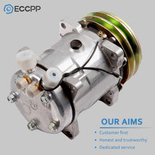 ECCPP Compatible with AC Compressor with Clutch for CO 9285C 1989-1990 J-eep Wrangler 2.5L 1987-1990 J-eep Wrangler 4.2L