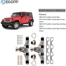 Exhaust Manifolds ECCPP Automotive Replacement Engine Racing Stainless Header Manifold Exhaust Gaskets for Cadillac Big Block 1969-1979
