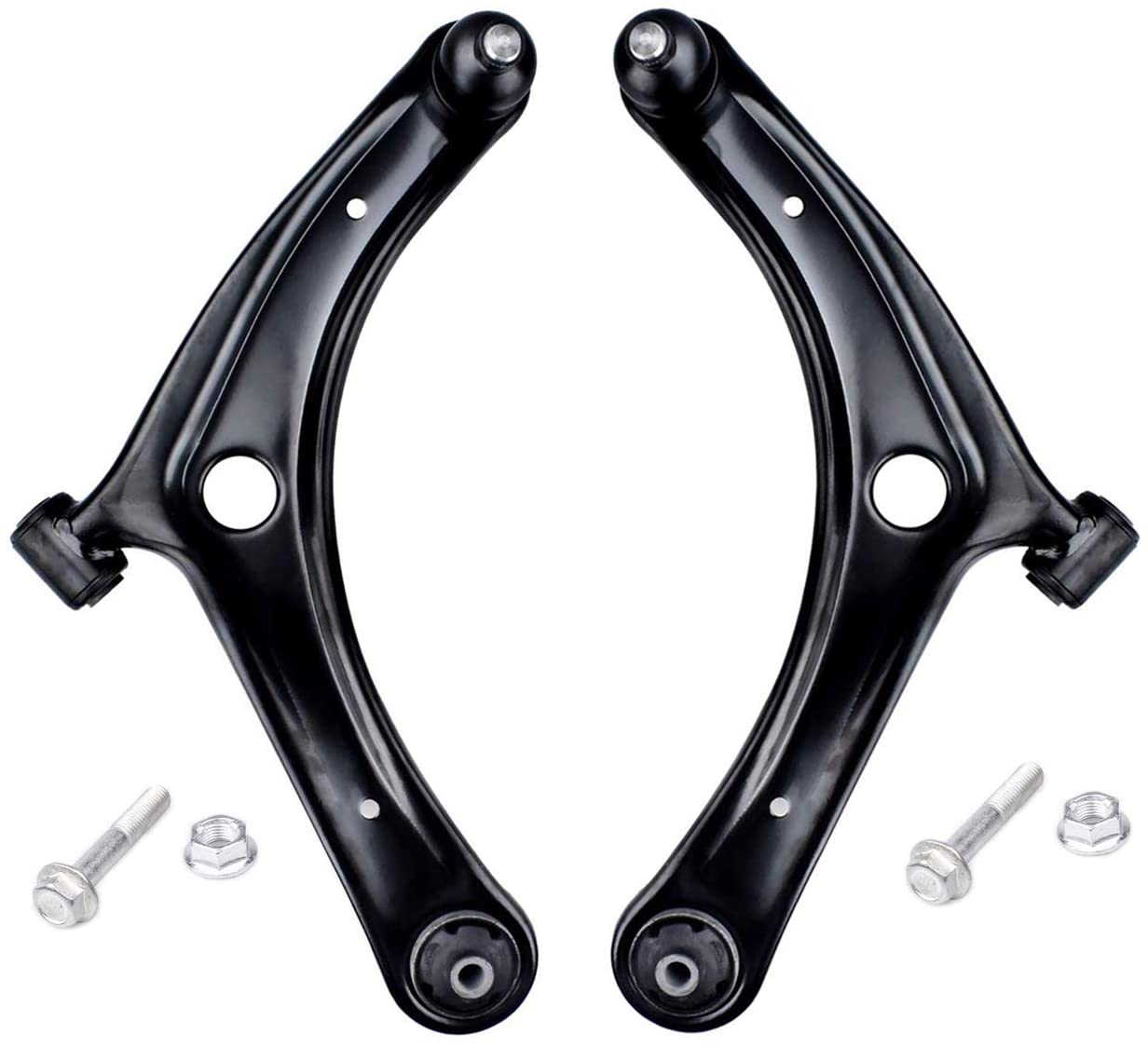TUCAREST 2Pcs K620065 K620066 Left Right Front Lower Control Arm and Ball Joint Assembly Compatible Dodge Caliber Jeep Compass Patriot (Mfr Body Code:MK) Driver Passenger Side Suspension