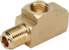 Brass Brake Tee Fitting, 3/8-24 IFF/IFM