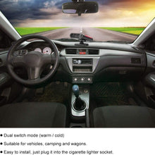 Duokon Portable Heating Fan, Car Heater Hot Cooling Fan Windshield Snow Fog Defroster Filter(A2521 12v)