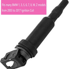 TOPEMAI 0221504470 Ignition Coil for BMW X3 X5 M5 M6 Z4 325i 325Ci 328i 330Ci 335i 525i 525xi N54 528i 530i 535i 545i 745Li Series replace 12137594937 00044 (6 Pack)