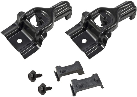 1983-1993 Mustang 5.0 Radiator Upper Mounting Brackets with Rubber Insulators