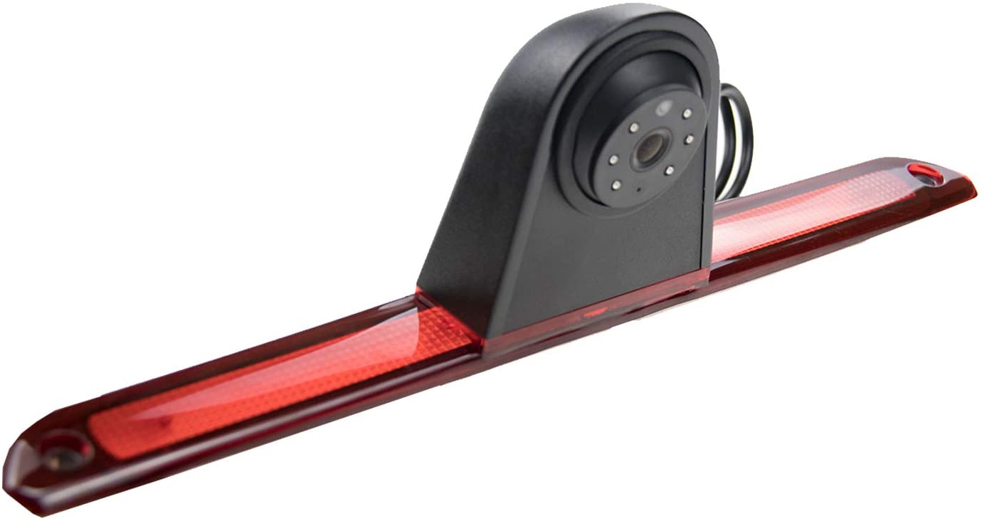 Car Third Roof top Mount Brake lamp Camera Brake Light Replacement Rear View Backup Camera for Mercedes Sprinter W906 Transporter 2006-2018/ VW Crafter Transporter 2006-2016