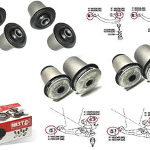 NISTO 8 Front Upper Lower Control Arm Bushing Compatible With Suitable For 2005-2014 Toyota Tacoma Hilux 4WD /2WD With Prerunner