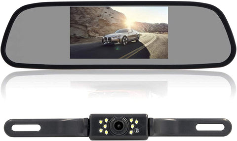 WEIKAILTD Backup Camera and Monitor Kit, 4.3