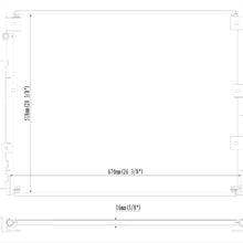UVIAPW All Aluminum Condenser Compatible With 99-99 Le.xus LX470 4.7L 00-07 Toyo.ta Land Cruiser 4.7L