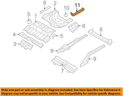HYUNDAI Genuine 65535-3L100 Towing Hook Bracket Assembly, Rear