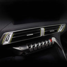 HKPKYK for Peugeot 3008 3008GT 2020-2018, Interior Mouldings Center Console Air Conditioner Outlet Trim Cover Chrome Accessories