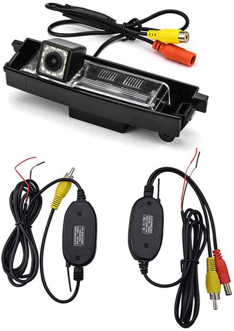 aSATAH 2.4G Wireless Car Rear View Camera for Toyota RAV4 RAV-4 RAV 4 / Toyota Vanguard 2006~2012 &Vehicle Camera Waterproof and Shockproof Reversing Backup Camera (12 LED)