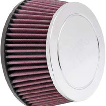 K&N Universal Clamp-On Filter: High Performance, Premium, Washable, Replacement Filter: Flange Diameter: 3.84375 In, Filter Height: 3.1875 In, Flange Length: 0.75 In, Shape: Round Tapered, RC-9990