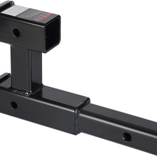 HiTow Dual Receiver Extender Trailer Towing Hitch Extension(GTW 5,000 lbs)