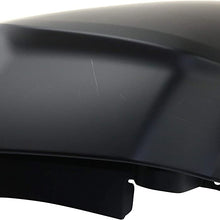 Rear Bumper End Compatible with 2017-2020 Honda CR-V Primed Plastic CAPA Driver Side