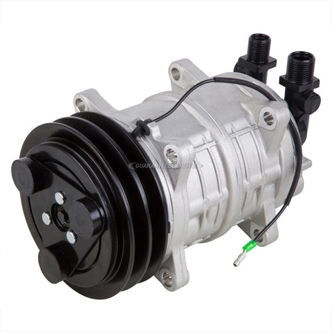 AC Compressor & 135mm Double V-Belt A/C Clutch Replaces Diesel Kiki TM-15 HD 488-45011 Tama Seltec Zexel Valeo - BuyAutoParts 60-02285NA NEW